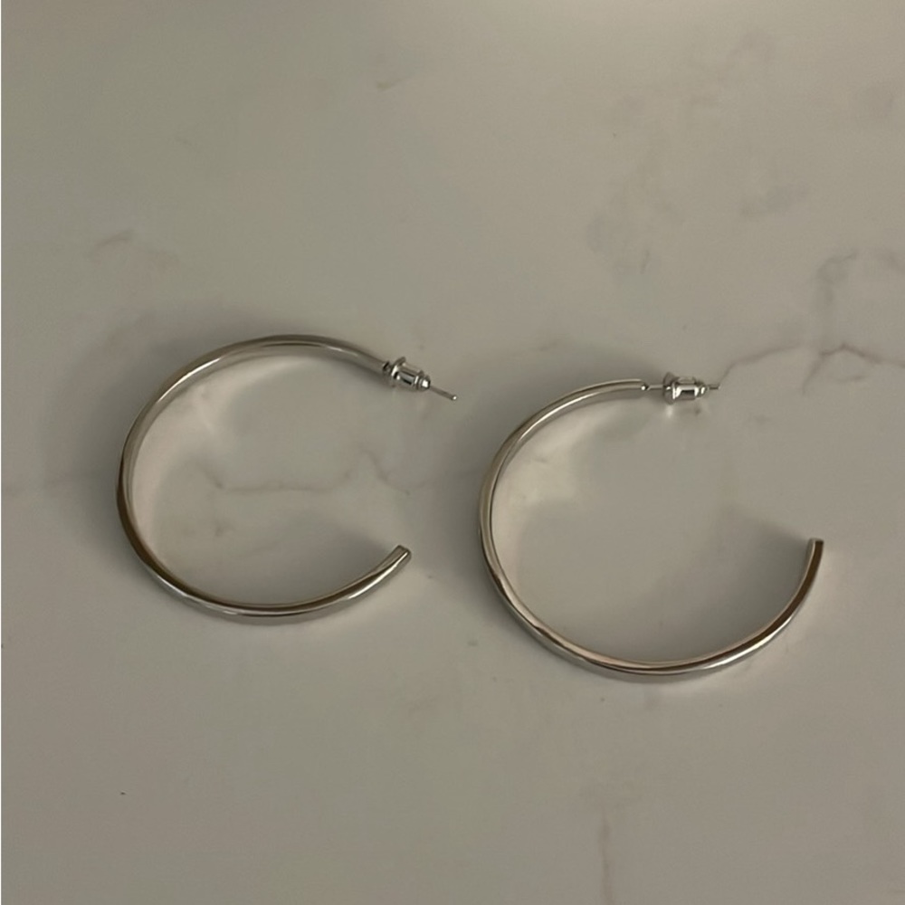 Hoop Earrings Silver